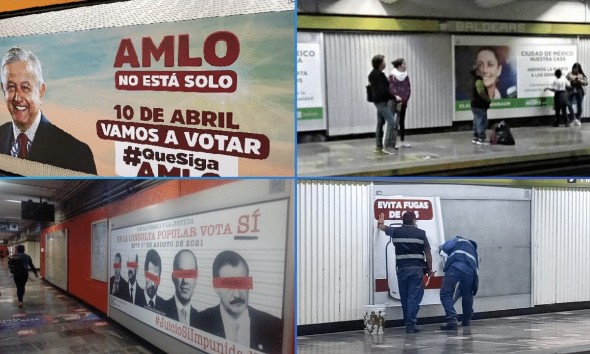 Publicidad en el Metro